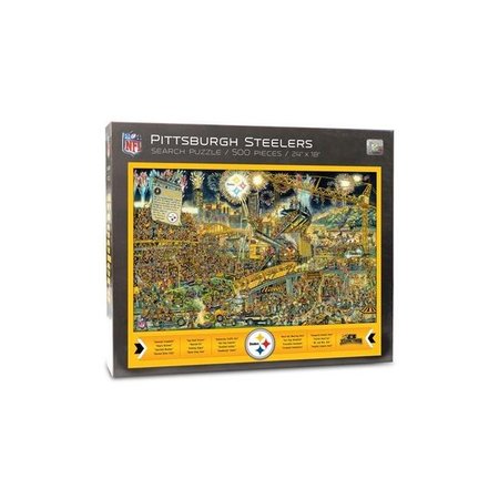 YOUTHEFAN YouTheFan 9029625 Pittsburgh Steelers Joe Journeyman Puzzle - 500 Piece 9029625